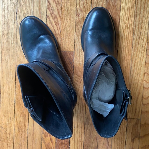 Prada Black Leather Moto Boot - Picture 4 of 13